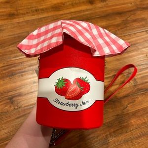 strawberry jam purse